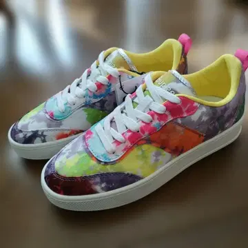 Desigual 타이 다이 패턴 멀티 컬러 스니커즈