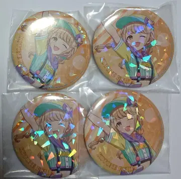 제일복권 학원 아이돌 마스터 후지타 코토네 캔뱃지 x 4