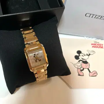 CITIZEN 엘르 에코 드라이브 미키 한정품