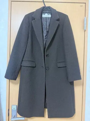 내추럴 뷰티 베이직 롱 코트 체스터 코트 브라운