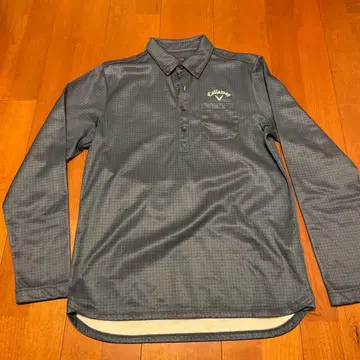 Callaway 긴팔 피케 셔츠 L 사이즈 블루
