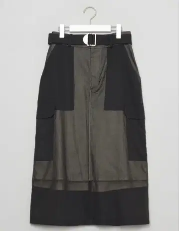 뷰티풀 피플 시어 레이어드 밀리터리 스커트