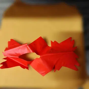 피규어 의상? 빨간색 약 25cm x 14cm