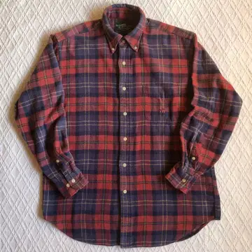 헨리코튼 플란넬 셔츠 버튼 다운 셔츠 체크