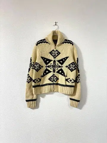 Polo Sport 기하학 패턴 핸드 니트 폴로 랄프로렌 가디건