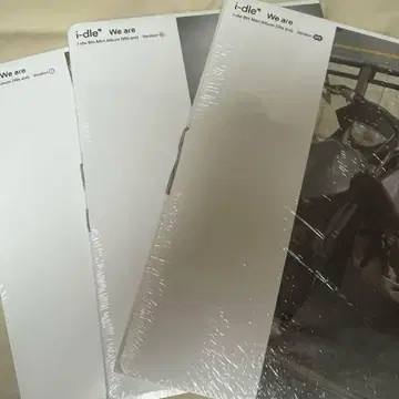 idle gidle We are 앨범 3권 미개봉 새상품