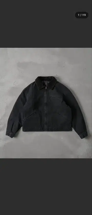 블랙 데님풍 자켓 L 사이즈