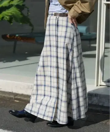 [ FREAK'S STORE ] 스프링 체크 랩스커트