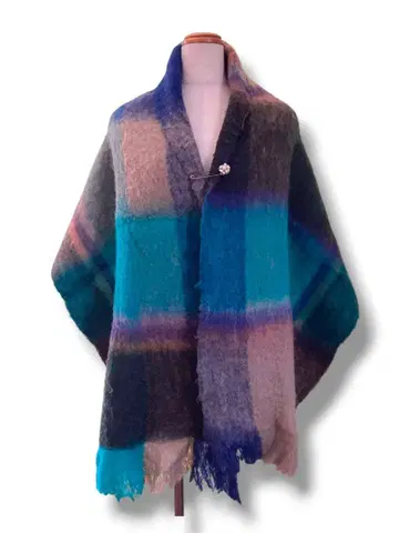 프랑스 렌느 핸드메이드 공방 직구 일본 미상륙 울 혼방 대형 스톨