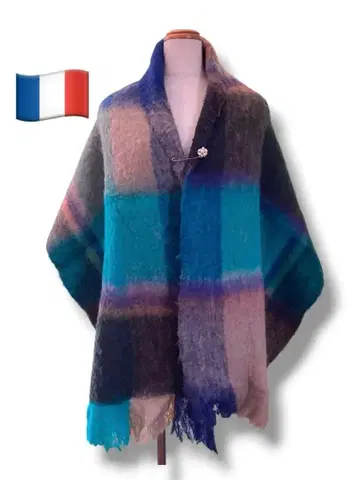 프랑스 렌느 핸드메이드 공방 직구 일본 미상륙 울 혼방 대형 스톨