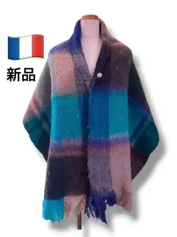 프랑스 렌느 핸드메이드 공방 직구 일본 미상륙 울 혼방 대형 스톨
