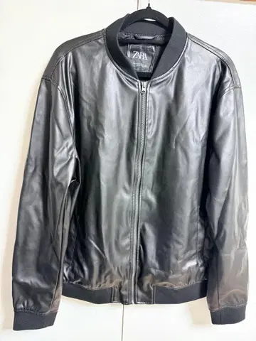ZARA 블랙 봄버 자켓 XL