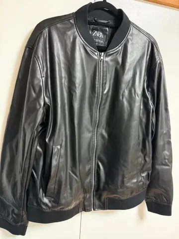 ZARA 블랙 봄버 자켓 XL