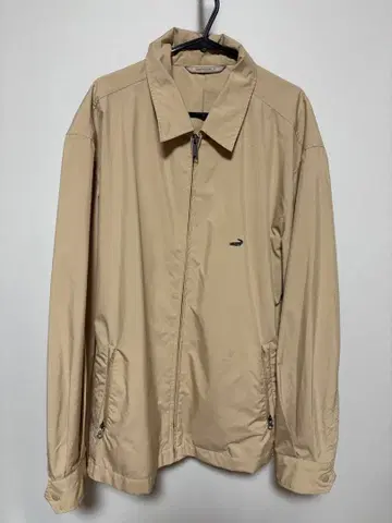 CROCODILE 베이지 나일론 자켓