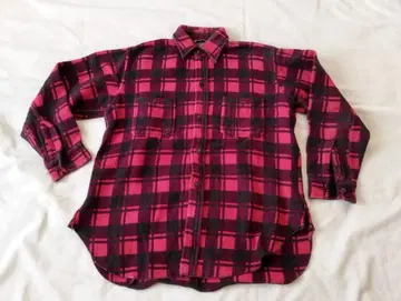 빈티지 1960's Champion 헤비 플란넬 셔츠 챔피온