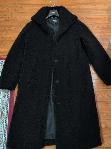 미사용 새상품 휴고 BOSS 여성용 블랙 코트