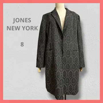 JONES NEW YORK 미국제 8 체스터 코트 그레이 다마스크