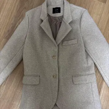 PICK ME 한국 베이지 체스터 코트