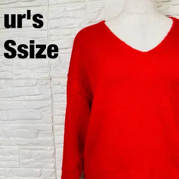 ur's 유어즈 울 혼방 V넥 니트 스웨터 새상품급 1160