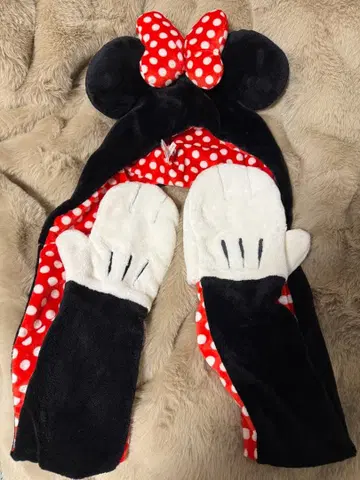 미니 팬캡 머플러 장갑 세트 디즈니