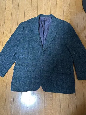 해리스 트위드 테일러드 자켓