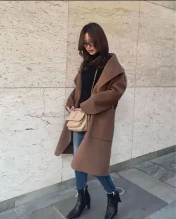 유니클로 캐시미어 블렌드 노카라 코트 캐시미어 질 샌더 +j