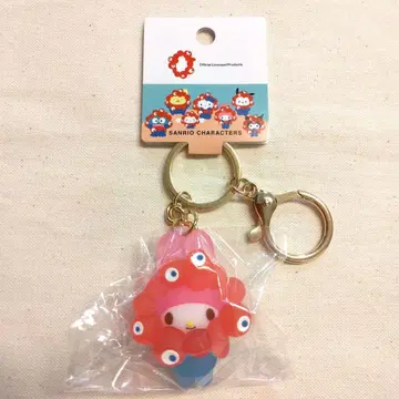 클리어 컬러 마이멜로디 미야쿠미야쿠 산리오 키링