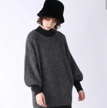 지나시스 멜란지 기모 니트