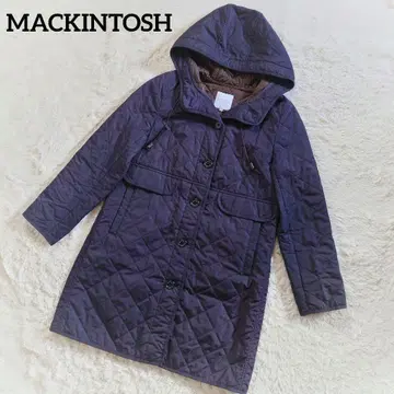 컨디션 최상 매킨토시 철학 퀼팅 코트 후드 36 사이즈