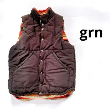 grn 리버서블 베스트 네이티브 x 브라운 S