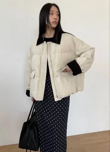 2025 FW 워크 자켓 다운 아이보리