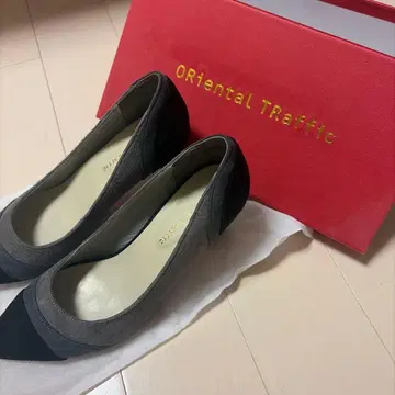 오리엔탈 트래픽 그레이 블랙 하이힐