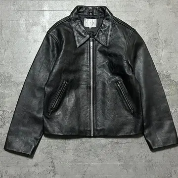 컨디션 최상 GGG pour homme 소가죽 싱글 라이더 가죽 자켓