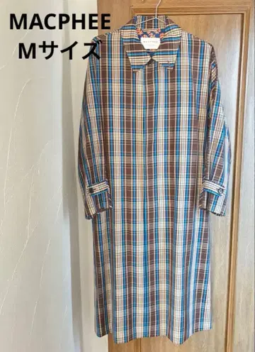 MACPHEE 맥피 TOMORROWLAND 체크 무늬 코트