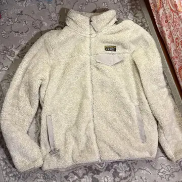 L.L.Bean 플리스 자켓 크림색
