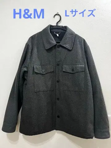 남성용 그레이 자켓 코트 L 사이즈