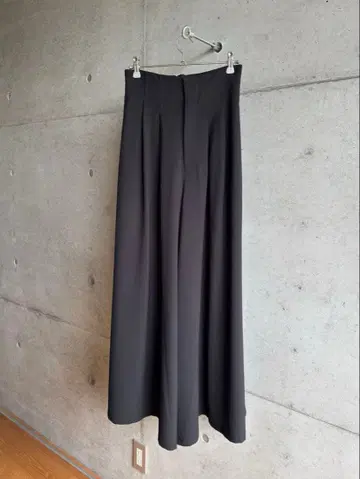 STYLEMIXER 플레어 와이드 팬츠 블랙