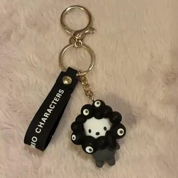 산리오 블랙 미야쿠 포차코 미야쿠미야쿠 만박 키링 블랙