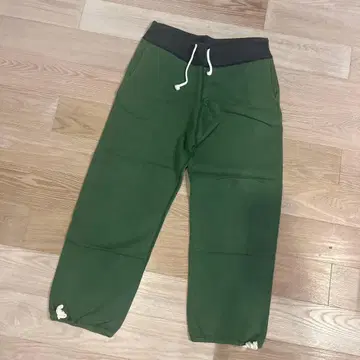 새상품급 Two Moon 투문 스웨트 팬츠 M 그린