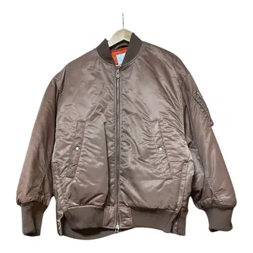 브라운 봄버 자켓 여성용