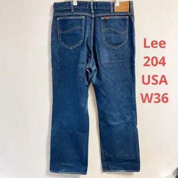 70s 80s Lee 미국제 204-0240 데님 팬츠 W36 미국