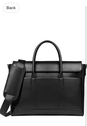 비즈니스 백 가죽 발수 15.6인치 A4 숄더 벨트 포함