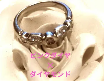 핑크 다이아몬드 x 다이아몬드 반지 12호