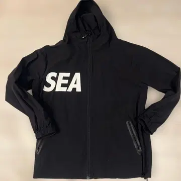 SEA STRETCH LIGHT NYLON PARKA / BLACK M