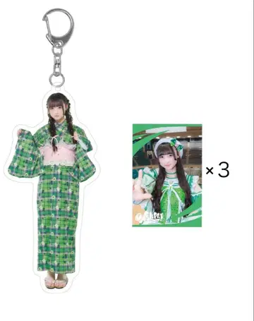 iLiFE! 무도관 와카바노아 아크링 키링 & 클리어 카드