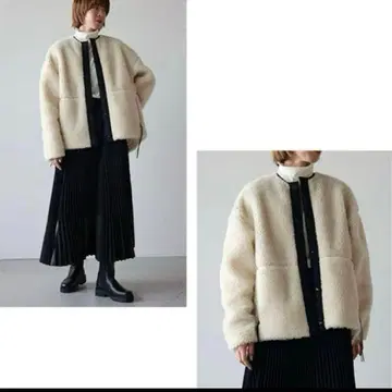 미사용 택 포함 HYKE 하이크 보아 숏코트 사이즈 1 보아 자켓