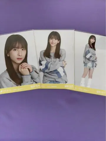 노기자카46 브로마이드 스가와라 사츠키 루즈삭스 3종 컴프