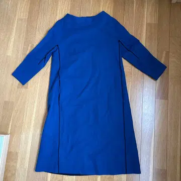 투모로우랜드 컬렉션 울 나일론 저지 보틀넥 원피스