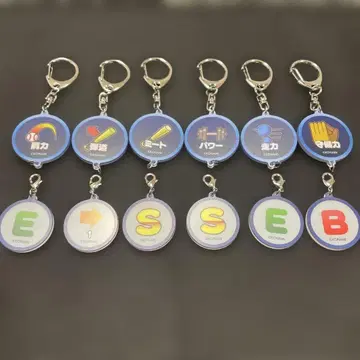 파워풀 프로야구 아크릴 참 컬렉션 파와프로 키링 세트