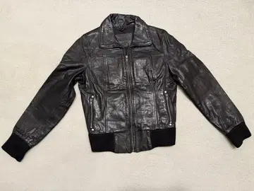블랙 가죽 자켓